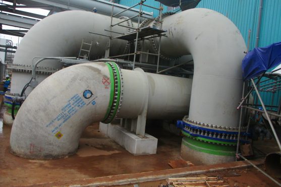 Connection to other pipe materials with flange
