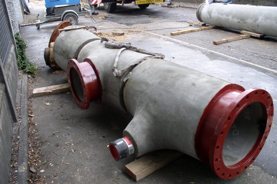 RCCP with HDPE connection for Water Supply
